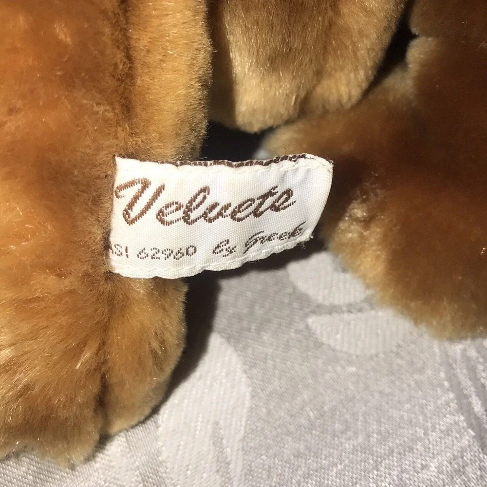 Velvets‎ by Greek Puppy Dog Brown ASI62960 Plush Vintage 10